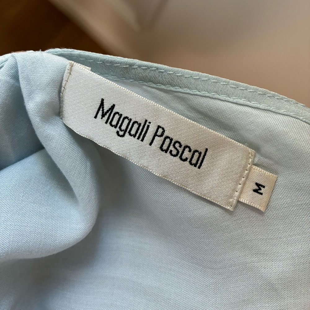 Blue Silk Top - Picture 3 of 4